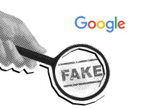 Search Engine Journal cover art for Google's fake author warning.