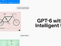 OpenAI's announcement art for GPT-6 and Intelligent UI.